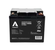Акумулятор AZBIST Super AGM ASAGM-12400M6, Black Case, 12V 40.0Ah (198x166x171) Q1