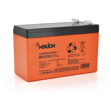 Акумуляторна батарея MERLION AGM GP1272F2 PREMIUM 12 V 7,2 Ah ( 150 x 65 x 95 (100) ) Orange Q10/420