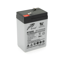 Акумуляторна батарея AGM RITAR RT650, Gray Case, 6V 5Ah (70х47х99 (107)) Q20