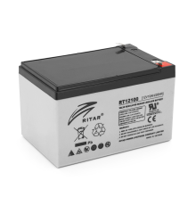 Акумуляторна батарея AGM RITAR RT12100, Gray Case, 12V 10.0Ah ( 151 х 65 х 111 (117 ) ) Q10