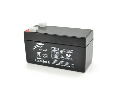 Акумуляторна батарея AGM RITAR RT1213, Black Case, 12V 1.3Ah ( 98 х 44 х 53 (59) ) Q20 Акумуляторна батарея AGM RITAR RT1213, Black Case, 12V 1.3Ah ( 98 х 44 х 53 (59) ) Q20
