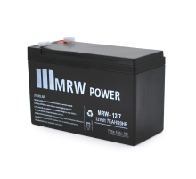Акумуляторна батарея Mervesan MRW-12/7L 12 V 7Ah ( 150 x 65 x 95 (100) ) BLACK (1.65kg) Q8/672