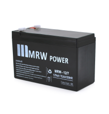 Акумуляторна батарея Mervesan MRW-12/7L 12 V 7Ah ( 150 x 65 x 95 (100) ) BLACK (1.65kg) Q8/672
