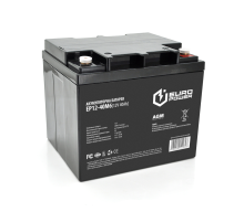 Акумуляторна батарея EUROPOWER AGM EP12-40M6 12 V 40Ah (196 x 165 x 173) Black Q1/96