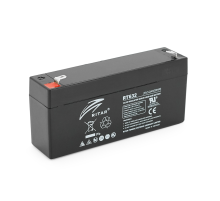 Акумуляторна батарея AGM RITAR RT632, Gray/Black Case, 6V 3.2Ah ( 134х35х60 (66) ) Q10