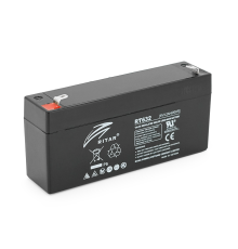 Акумуляторна батарея AGM RITAR RT632, Gray/Black Case, 6V 3.2Ah ( 134х35х60 (66) ) Q10