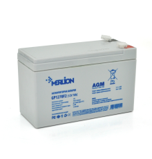 Акумуляторна батарея MERLION AGM GP1270F2 12 V 7Ah ( 150 x 65 x 95 (100) ) White Q10/480