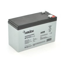 Акумуляторна батарея MERLION AGM GP1272F2 12 V 7,2 Ah (150 x 65 x 95 (100)) 2,0 кг Black/White Q10