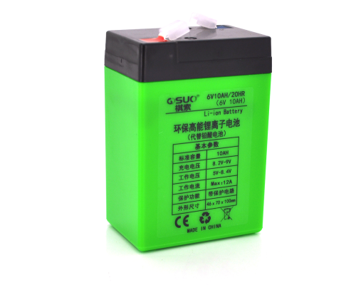 Акумуляторна батарея літієва QiSuo 6V 10A з елементами Li-ion 18650 (70X46X100) + зарядний пристрій 8,4V 1A + крокодили Акумуляторна батарея літієва QiSuo 6V 10A з елементами Li-ion 18650 (70X46X100) + зарядний пристрій 8,4V 1A + крокодили