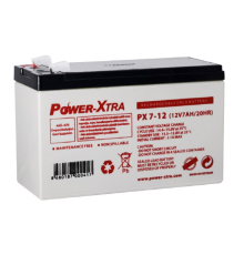 Акумуляторна батарея AGM Power-Xtra PX7-12(28W), Gray Case, 12V 7.0Ah ( 151 х 65 х 94 (100) ) Q5