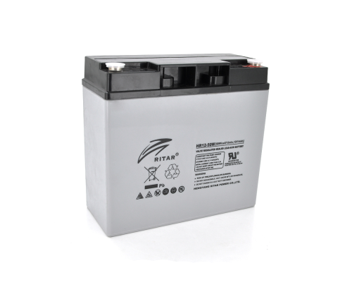 Акумуляторна батарея AGM RITAR HR1250W, Gray Case, 12V 14.0Ah ( 181 х 77 х 167 ) 4.30kg Q4