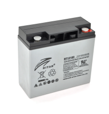 Акумуляторна батарея AGM RITAR RT12180, Gray Case, 12V 18.0Ah ( 181 х 77 х 167 ) Q4