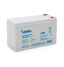 Акумуляторна батарея MERLION AGM GP1272F2B 12 V 7,2 Ah ( 150 x 65 x 95 (100) ) White Q10