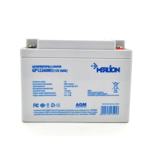 Акумуляторна батарея MERLION AGM GP12260M6 12 V 26 Ah (165 х 125 х175 ) Q1