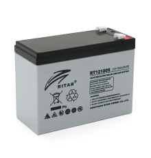 Акумуляторна батарея AGM RITAR RT12100S, Gray Case, 12V 10.0Ah ( 151 х 98 х 95 (101 ) ) Q8