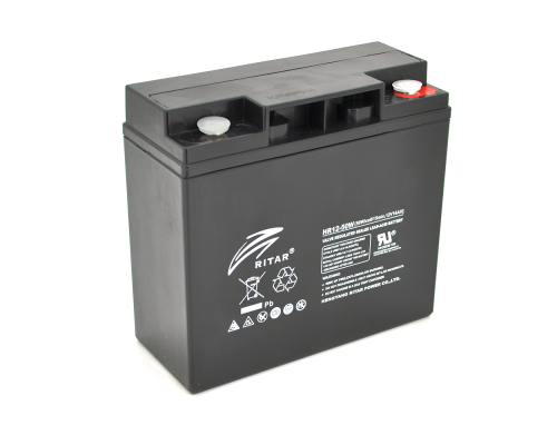 Акумуляторна батарея AGM RITAR HR1250W, Black Case, 12V 14.0Ah ( 181 х 77 х 167 ) 4.30kg Q4