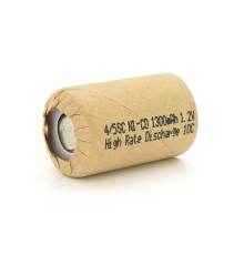 Акумуляторна батарея для шуруповерта Ni-Cd 4/5SC1300mAh 1.2V, 10C,23x32 mm