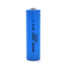 Літій-залізо-фосфатний акумулятор 14500 Lifepo4 Vipow IFR14500 TipTop, 400mAh, 3.2V, Blue Q50/500