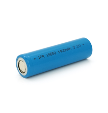 Літій-залізо-фосфатний акумулятор LiFePO4 IFR18650 1400mah, 3.2v, Blue
