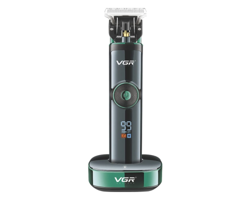 Акумуляторна машинка для стрижки VGR V-671, 4 насадки, LED display, Box Акумуляторна машинка для стрижки VGR V-671, 4 насадки, LED display, Box