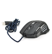 Миша дротова Apedra A7, 7 кнопок, 800/1200/2400/3200 DPI, Led Lighting, 1,3 м, Win7 / 8/10 Mac OS, Black, COLOR BOX
