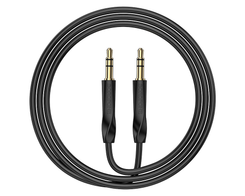 Кабель Borofone BL16 DC3.5 тато-тато 1.0м, круглий, Black, Box Кабель Borofone BL16 DC3.5 тато-тато 1.0м, круглий, Black, Box