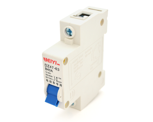 Автоматичний вимикач BEIYI DZ47-63-1P-B40A, B40A, 300-800W. 12-96V
