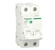 Автоматичний вимикач Schneider RESI9 10А, 2P, крива, 6кА