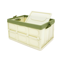 Органайзер пластиковий з кришкою у багажник автомобіля, 400x280х230mm, Green