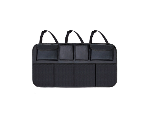 Органайзер у багажник автомобіля, 870x480mm, 4 кишені+4 сітки, Black Органайзер у багажник автомобіля, 870x480mm, 4 кишені+4 сітки, Black