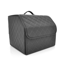 Складаний шкіряний автомобільний органайзер 330*320*300, Black
