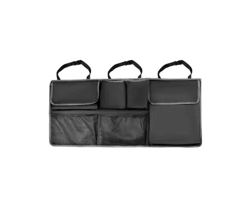 Органайзер у багажник автомобіля, 1000x450mm, 4 кишені+2 сітки, Black
