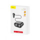Автомобільний зарядний пристрій Baseus High Efficiency One to Two Cigarette Lighter Black (CRDYQ-01)