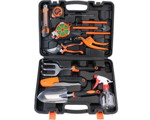 Набор садовых инструментов в кейсе 14 в 1 Gardening Set ART Универсальный садовый набор Набор садовых инструментов в кейсе 14 в 1 Gardening Set ART Универсальный садовый набор