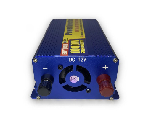 Преобразователь напряжения с 12V на 220V (1000W) Преобразователь напряжения с 12V на 220V (1000W)