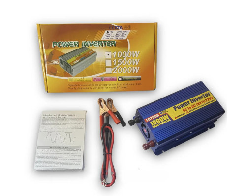 Преобразователь напряжения с 12V на 220V (1000W) Преобразователь напряжения с 12V на 220V (1000W)