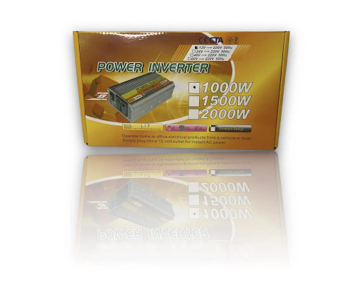 Преобразователь напряжения с 12V на 220V (1000W) Преобразователь напряжения с 12V на 220V (1000W)