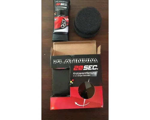 Паста для видалення подряпин на автомобілі Platinum 20sec Ліквідатор подряпин для авто Паста для видалення подряпин на автомобілі Platinum 20sec Ліквідатор подряпин для авто