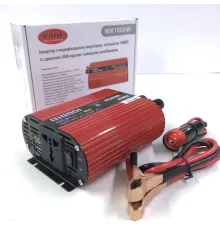 Автоінвертор перетворювач напруги Wimpex 12V-220 V WX-1000W