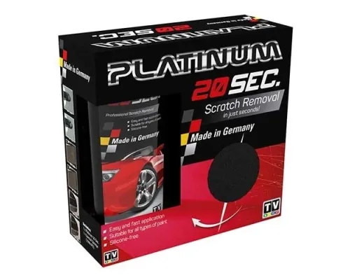 Паста для видалення подряпин на автомобілі Platinum 20sec Ліквідатор подряпин для авто Паста для видалення подряпин на автомобілі Platinum 20sec Ліквідатор подряпин для авто
