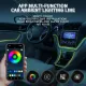 Підсвітка салону Ambient light Rgb, світлодіодна стрічка торпеди USB Bluetooth багатобарвна