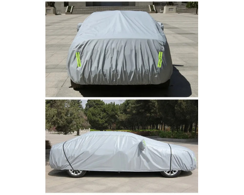 Автомобільна накидка проти дощу та пилу, XXL 580х175х120 см/Захисний чохол на седан/Захисний тент на машину