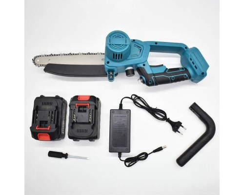 Акумуляторна мінімізова Electric chain saw 8 дюймів + 2 акумулятори 48V Мініпила садова Акумуляторна мінімізова Electric chain saw 8 дюймів + 2 акумулятори 48V Мініпила садова