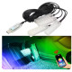 Автомобильная RGB подсветка салона с поддержкой приложения 4 шт USB