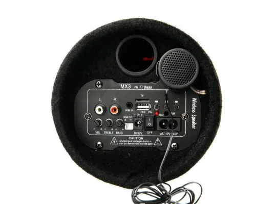 Колонка бездротова Сабвуфер 5" Bluetooth FM 12 В і 220 В 500 W BOSCA чорна