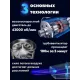 Автомобільний акумуляторний пилосос із компресором Car vacuum cleaner 110W