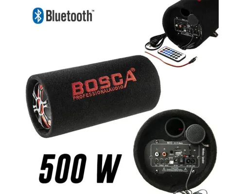 Колонка бездротова Сабвуфер 5" Bluetooth FM 12 В і 220 В 500 W BOSCA чорна