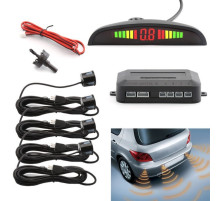 Паркувальна система на 4 датчики паркування паркінг Assistant Parking Sensor Black
