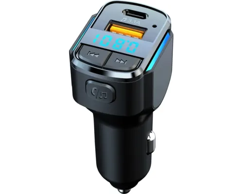 FM-трансмітер Inspire C34 MP3 25 W 12-24 V Black (FM-C34) FM-трансмітер Inspire C34 MP3 25 W 12-24 V Black (FM-C34)