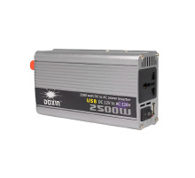 Преобразователь инвертора напряжения 2500 Вт Doxin 12/220 V / Автомобильный инвертор